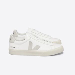 Veja Campo Leather White Natural Sneakers Size 8